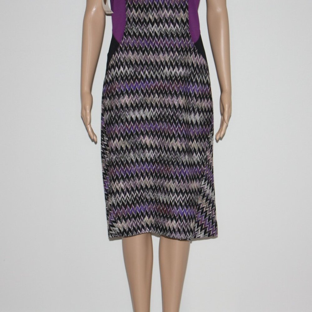 Missoni Women's Ponte-Paneled Crochet Knit Dress in size 42 / US 6 NWT MSRP 1595 - Picture 5 of 16